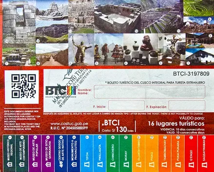 Ingresso Cusco - O Bilhete Turístico de Cusco lhe permite acessar os principais sítios arqueológicos, culturais e históricos da região, proporcionando uma experiência inesquecível repleta de história, cultura e paisagens únicas.