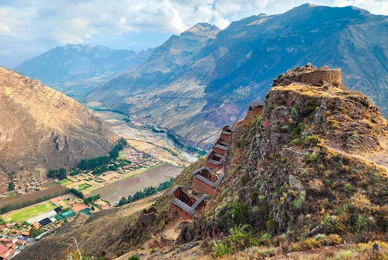 The Pisac Archaeological Site, located in the Sacred Valley