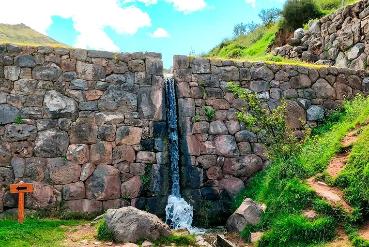 Water channels at Tipón