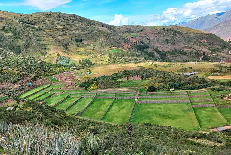 General view of the Tipón archaeological site